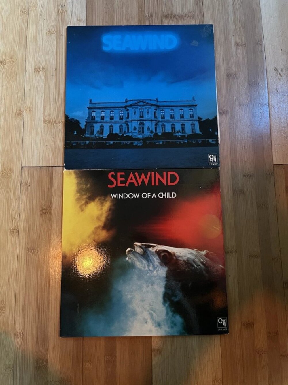 Seawind LP 1977 Window of A Child & Self Titled Vinyl CTI Record Bundle